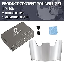 Football Visor Helmet Clear Visor, Scratch