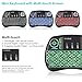 EARME iPazzport Wireless Mini Keyboard,RGB 3 Color 2.4GHZ Mini Keyboard Backlit with Touchpad and Mouse Remote Control for PS3,PC, Xbox 360, Android TV Box, Smart TV KP-21S