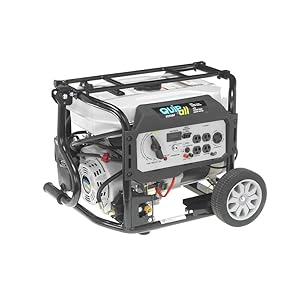 Quipall 5250DF Dual Fuel Gas Portable Generator with Electric Start