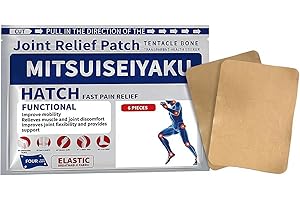 Pain Patch for Knees, Neck, Shoulders & Back - Heat Patch, Heating Patches for Pain Relief, Best Muscle pain Relief patch, Kn