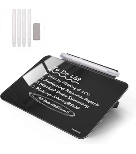 AGM Portable White Board Dry Erase, Double Sided Folding Whiteboards With Pen