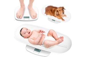 Momcozy Multi-Functional Baby Scale for Toddler, Children, Pet, Adult, Removable Scales for Body Weight & Height Measurement,