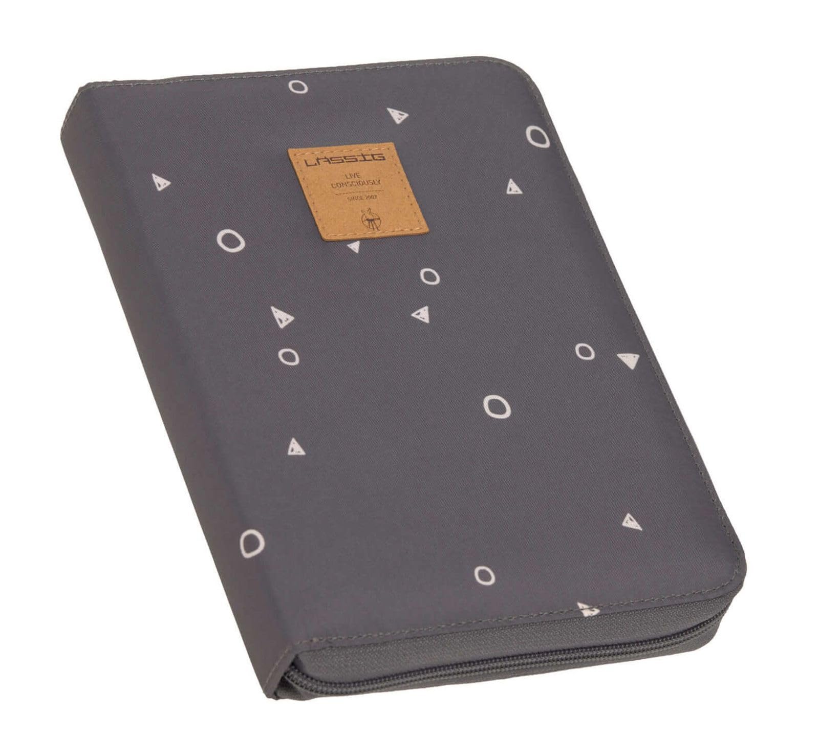 Lässig Mummy Maternity Passport Cover U-Heft Bag Document Bag Ultrasound Booklet Ultrasound Bag/Document Pouch Universe Anthracite