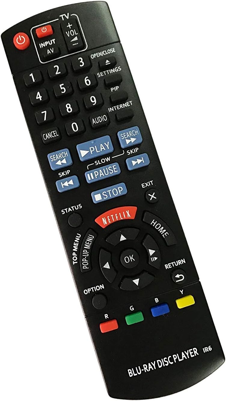 Amazon Com New Replacement Remote Control For Panasonic Dmp Bd75 Dmp Bd755 Sa Bt235 Blu Ray Dvd Player Home Audio Theater