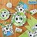 DUOCUTE Soccer Party Supplies 102PCS Sports Themed Children Birthday Paper Dinnerware Set Includes 9
