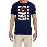 Tenacious Tops Navy Houston Will Anderson Text Pic T-Shirt