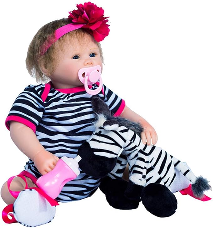 XIAOBAI-WJ 19 Pulgadas 48 Cm Muñecas Realistas para Bebés, Muñeca Prematura, Hecha A Mano Silicón De La Moda Creativo Reborn Baby Dolls, El Mejor Regalo De Navidad,Blueeyes: Amazon.com.mx: Hogar y Cocina
