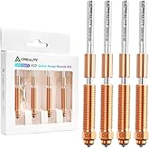 Creality K2 Plus Nozzle, K2 Pro Hotend Nozzles Replacement Kit with Titanium Alloy, Copper Alloy, Hardened Steel, High Flow Upgraded Unicorn Nozzle for K2/ K2 Pro Combo (0.4 0.6 0.8mm 4PCS)