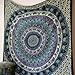 Marubhumi Hippy Mandala Bohemian Tapestries, Indian Dorm Decor, Psychedelic Tapestry Wall Hanging Ethnic Decorative Tapestry (84 x 90 Inches, Multi Dream)