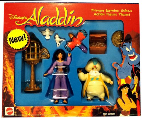 Disney's Aladdin - Princess Jasmine, Sultan Action Figure Playset