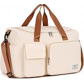 FIORETTO Women's Gym Duffle Bag with Shoes Compartment, 30L Capacity, Ideal for Travel, Gym, Sports, Duffel, Weekender