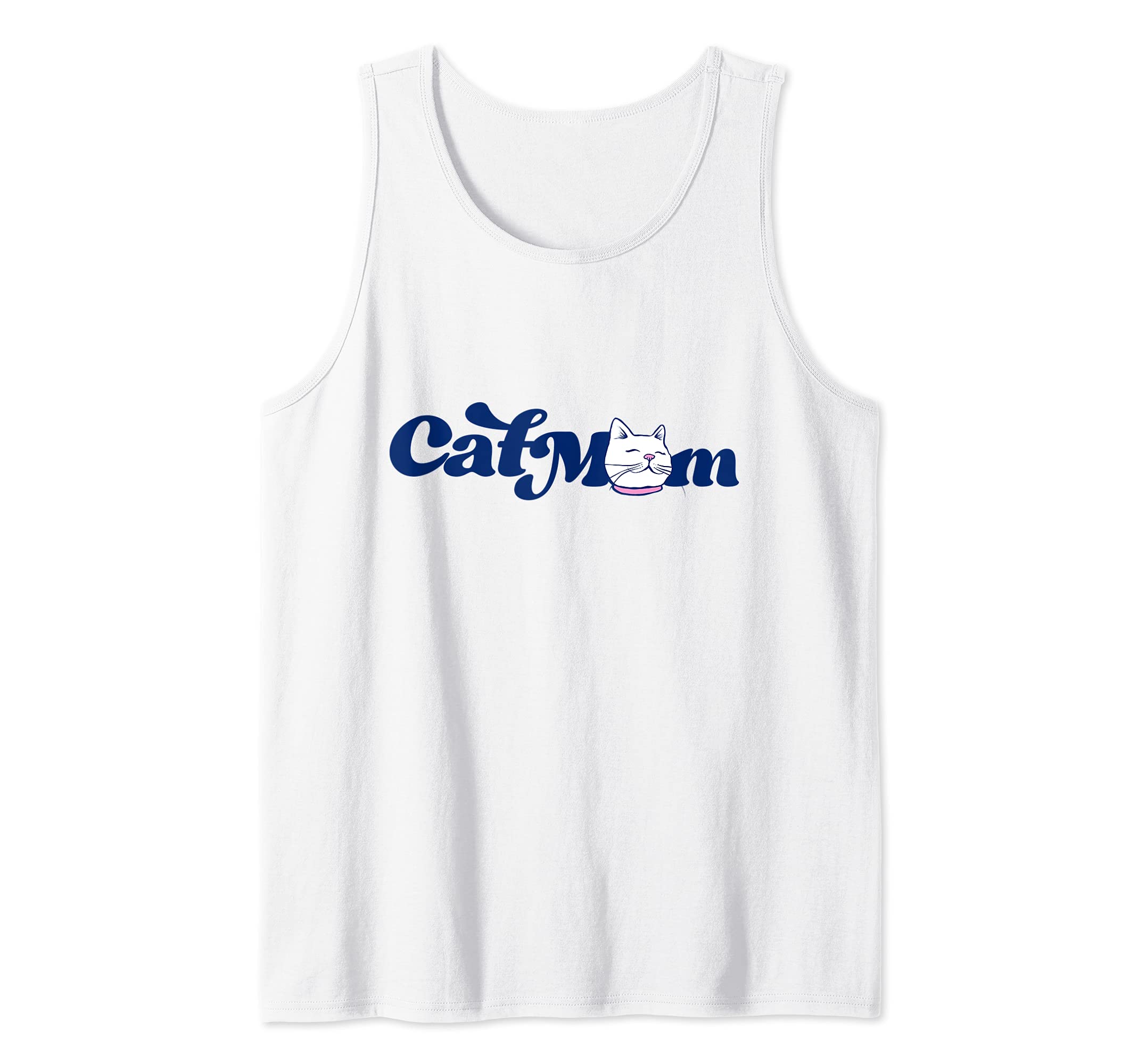 Cat Mom funny cat person Tank Top