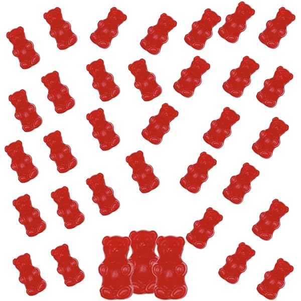 FRUIDLES CINNAMON JUJU BEARS JELLY, DELICIOUS GUMMY CANDY, FUN AND FESTIVE HOLIDAY SNACKING, PARTY FAVOR (HALF-POUND)