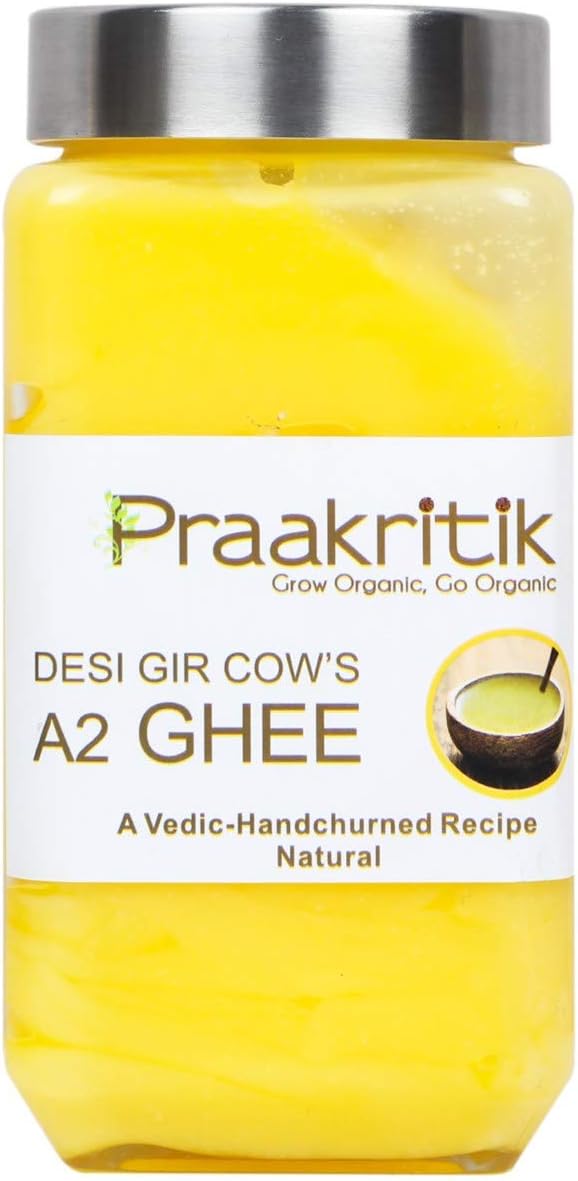 Praakritik Natural & Organic Desi Gir Cow's Ghee, 1 Litre