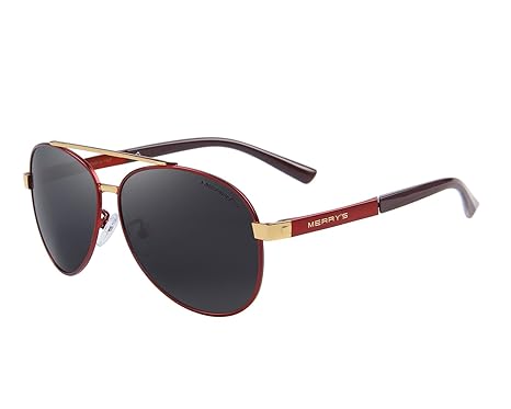 MERRY'S Herren Sonnenbrille Schwarz schwarz