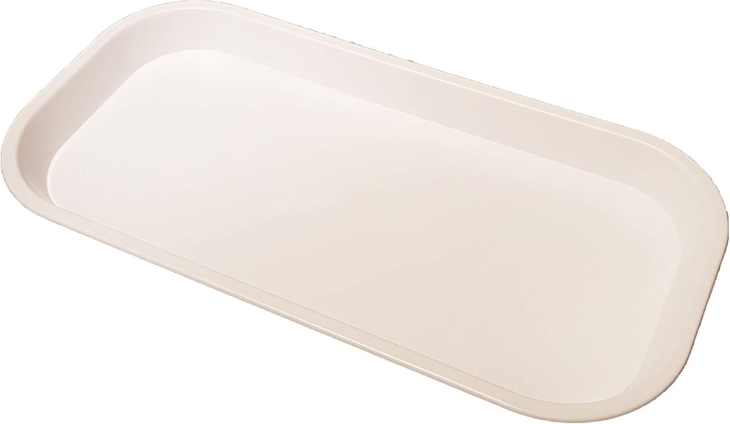 Small Thin White Plastic Catering Tray KB7 (Pack of 10) (305mm L x