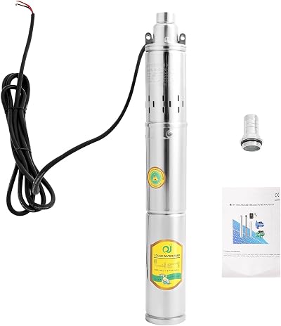 24V 370W Submersible Deep Well Pump Solar Water Pump Irrigation