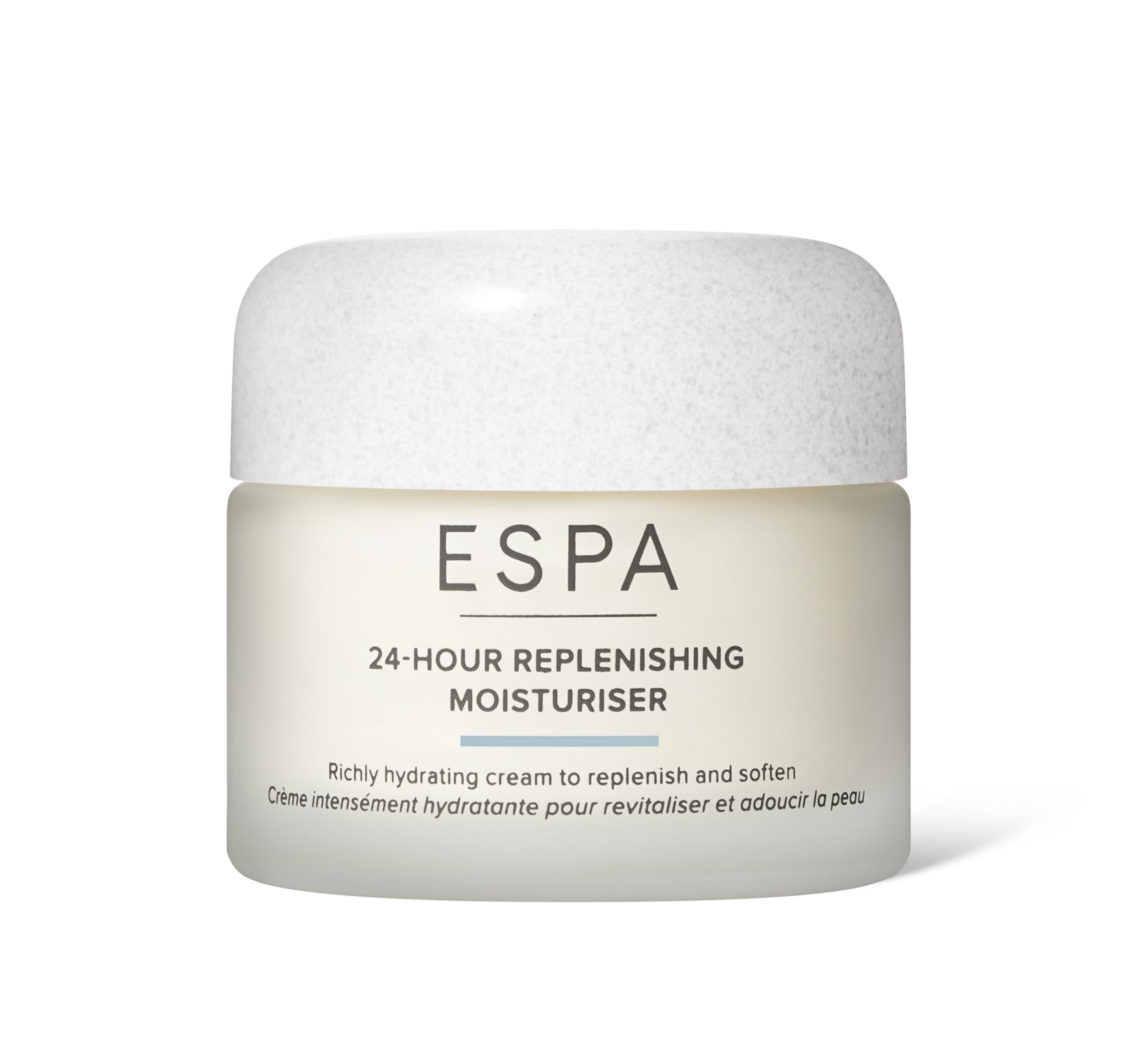 ESPA | 24-Hour Replenishing Moisturiser | 55ml | Richly Hydrating Face Cream | Protects Skin Barrier | Vitamin E, Evening Primrose & Jojoba | Use Morning & Evening