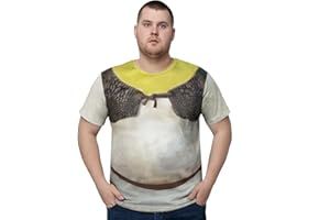 Wdrlst Adult Green Brown Costume Shirts Screen Printed Shirts for Men