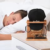 Sovyime Wooden Hat Stand Organizer Desk Rack Baseball Cap Storage Gift for Dad view 7