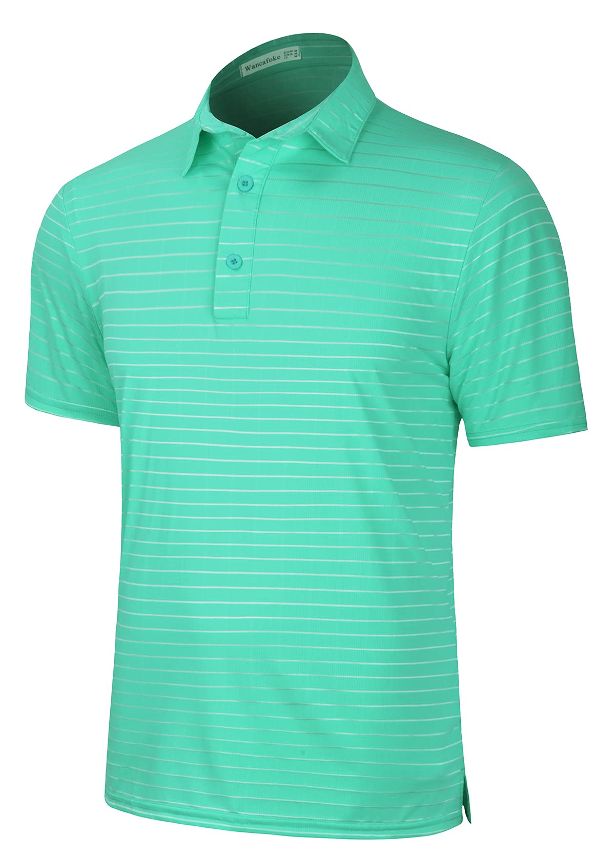 Wancafoke Men's Golf Polo Shirts Performance Sport