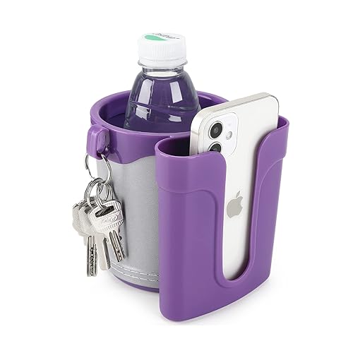 Accmor 3-in-1 Bike Cup Holder with Cell Phone Keys Holder, Bike