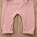 ZAXARRA Toddler Baby Girl Ruffle Loose Jumpsuit Romper Overalls Long Pants Clothes Outfits (Pink, 0-1 T)
