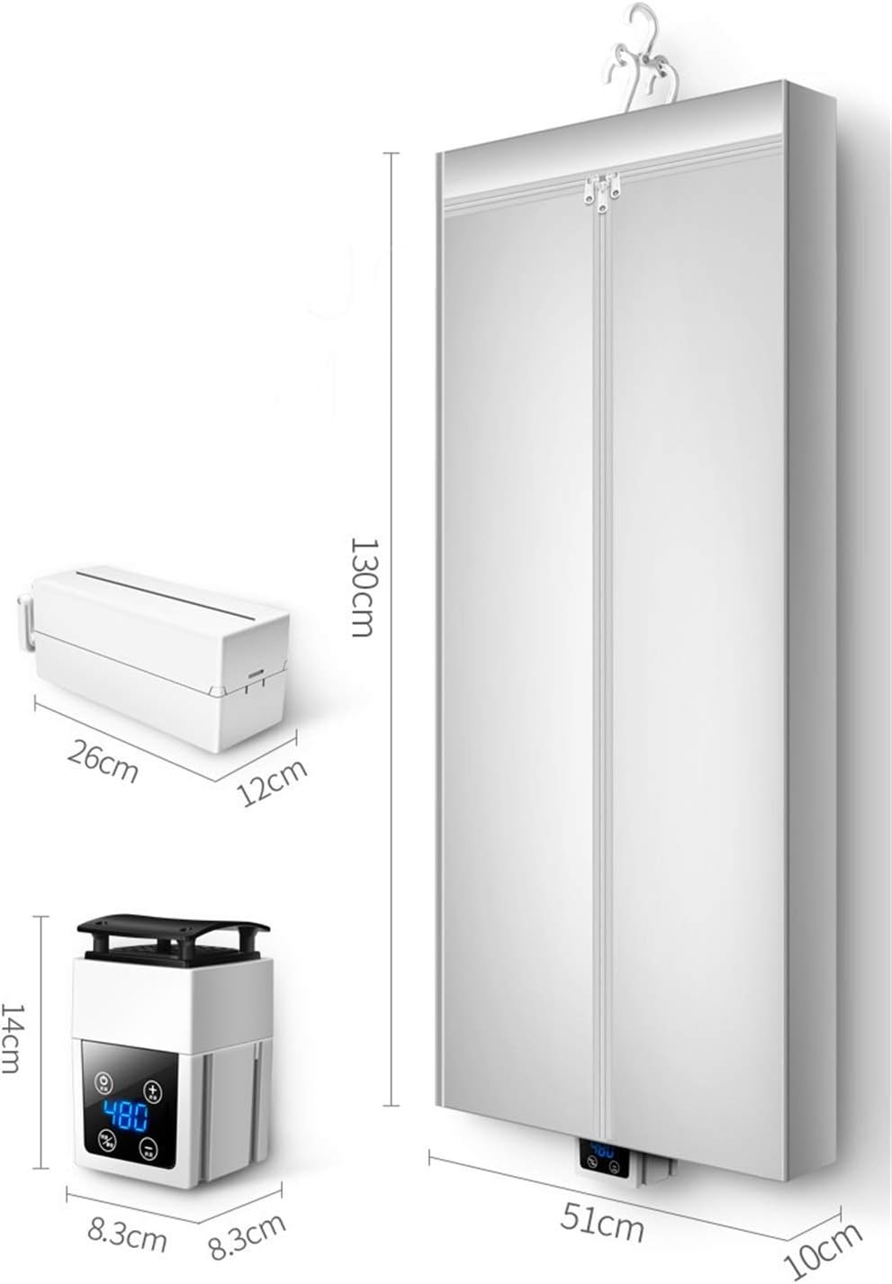 FQM Dryer Portable Clothes Travel Clothes Electric Drying Rack Folding Quick-Drying Household