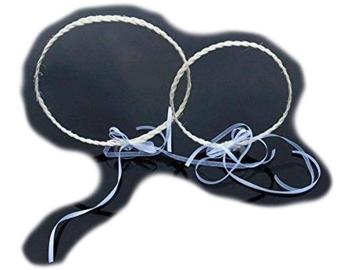 Autoschmuck RATAN RINGS Car Jewellery for Bridal Couple for Car Wedding Decoration only rings