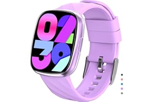 AYATAHA Smart Watch for Kids, Kids Fitness Tracker Watch for Boys Girls Ages 5-15, Activity Tracker, Heart Rate Sleep Monitor, IP67 Waterproof, Pedometer, Sport Modes, Puzzle Game (Purple)