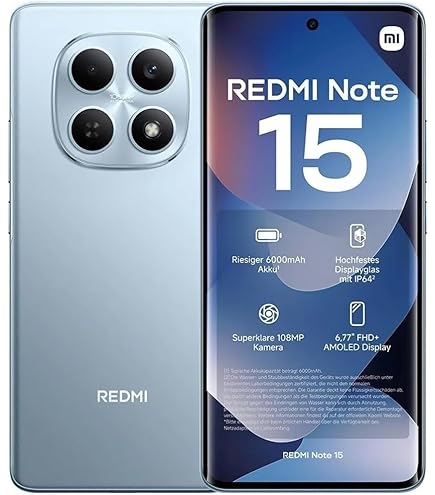 Smartphone Xiaomi Redmi Note 15 5G 256GB/8GB Ram (Preto) | Amazon