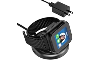 Soarking Charging Dock Replacement for T-Mobile SYNC UP Kids Watch 2 with 5 Feet Charger Cable and Adapter,Fast Charge,Portable Replacement Charging Base (Black for Syncup Watch 2)