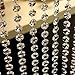 B&S FEEL 60 Feet Clear Faux Crystal Beads Chain Garland, Tree Garlands, Christmas Decoration