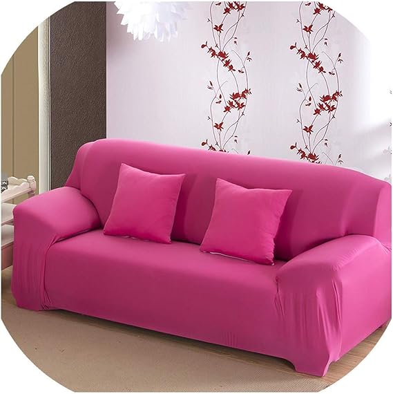 Xinny White Elastic Sofa Cover Set Cotton Stretch Sofa