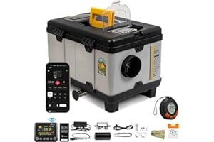 Sunster 8KW WiFi/APP Smart Control Diesel Air Heater, DC12/24V & AC 110V Diesel Heater with CO Monitor, 5500m Auto-Altitude,T
