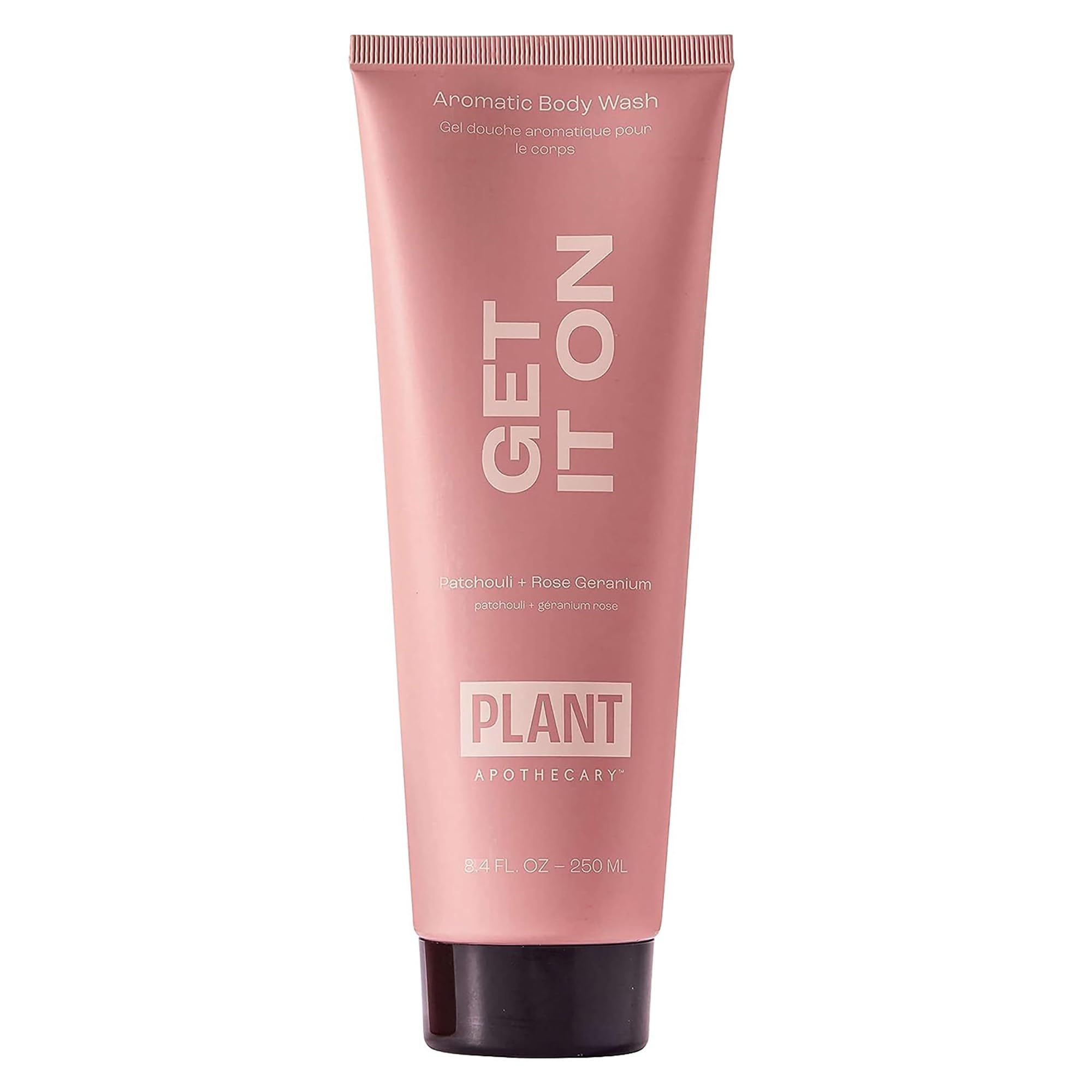 plant apothecary Get It On Natural Aromatherapy Body Wash for Men and Women - Shower Gel with Vitamin C and Vitamin E, Coconut Extract and Jojoba Oil to Nourish and Comfort Dry Skin - 8.4 fl oz