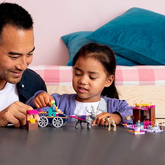 Lego 乐高 Disney Frozen 冰雪奇缘II系列 41166 艾莎的马车大冒险 积木玩具 8折$23.99 海淘转运到手约￥186