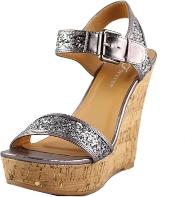 pewter sandals amazon
