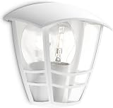 Philips Creek Outdoor Wall Lamp E27 IP44 Aluminium Modern Garden Light