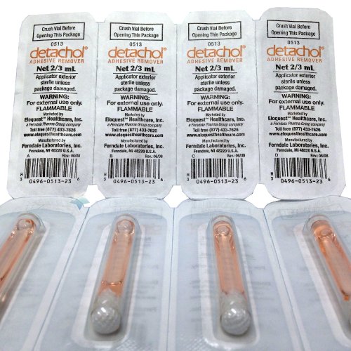 Detachol Adhesive Remover 2/3cc Vials, 4 Vials