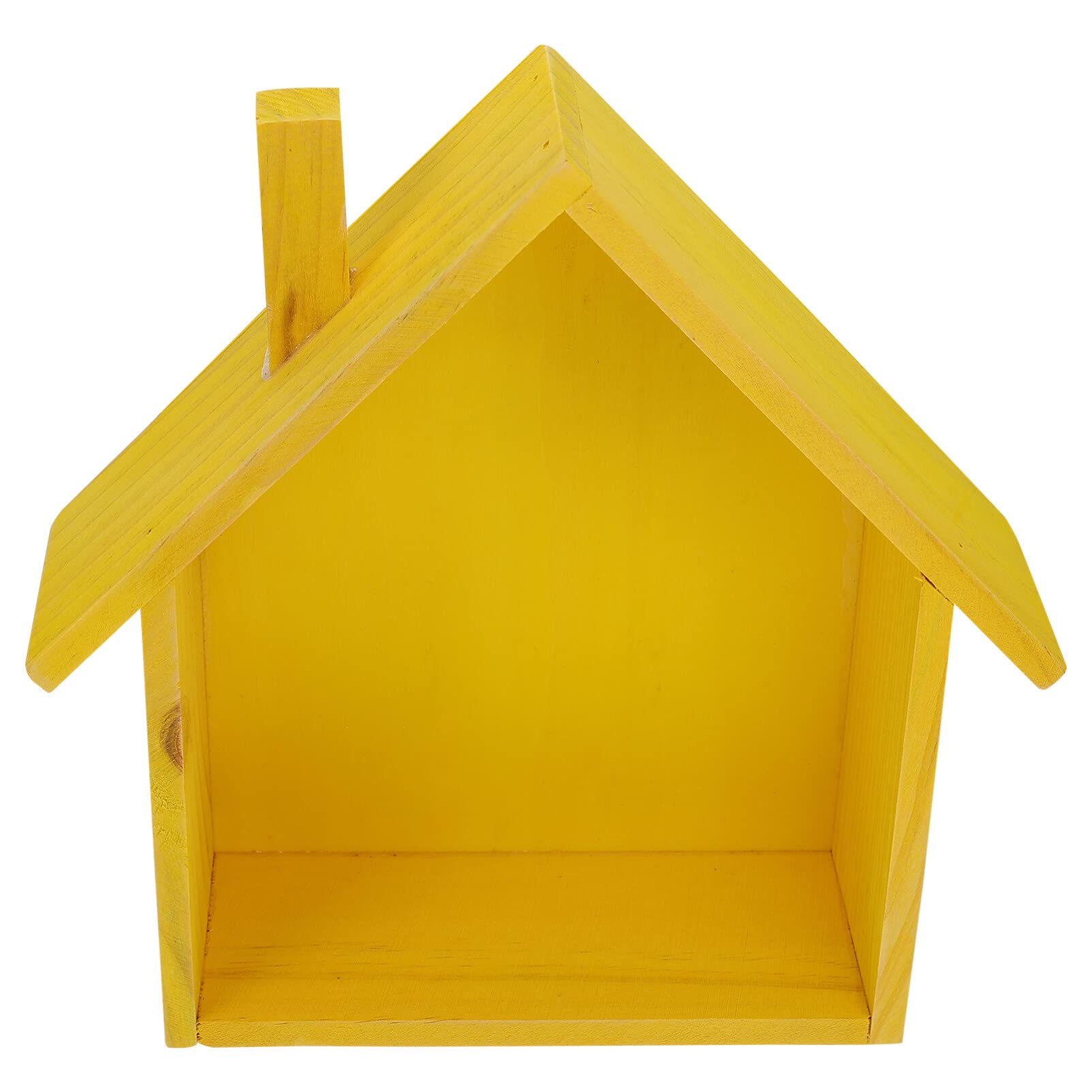 Levemolo 1Pc House-shaped Wall-mounted Storage Shelf Decorative Rack for Boy Girl Room Adorable Organizer for Nursery Decor and Boy Girl Room Decoration