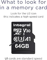 Integral 64GB microSD Card Premium High Speed 4K UHS-I U3 A1 view 3