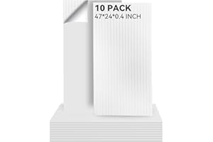 10 Packs Acoustic Panels,Large 47" X 24" X 0.38" Soundproof Wall Panels,Self-adhesive Sound Absorbing Dampening Panel,Sound P