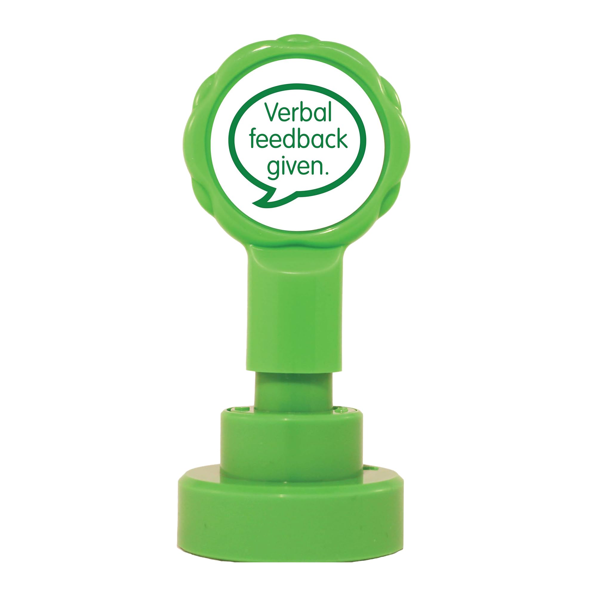 Xstamper Xclamations Verbal Feedback Teacher Stamp (Impression Size: 22mm). Pre-Inked Stamper for Marking School Work, Refillable Ink Stamps with Protective Dome - Genuine Xstamper Self Inking Stamps