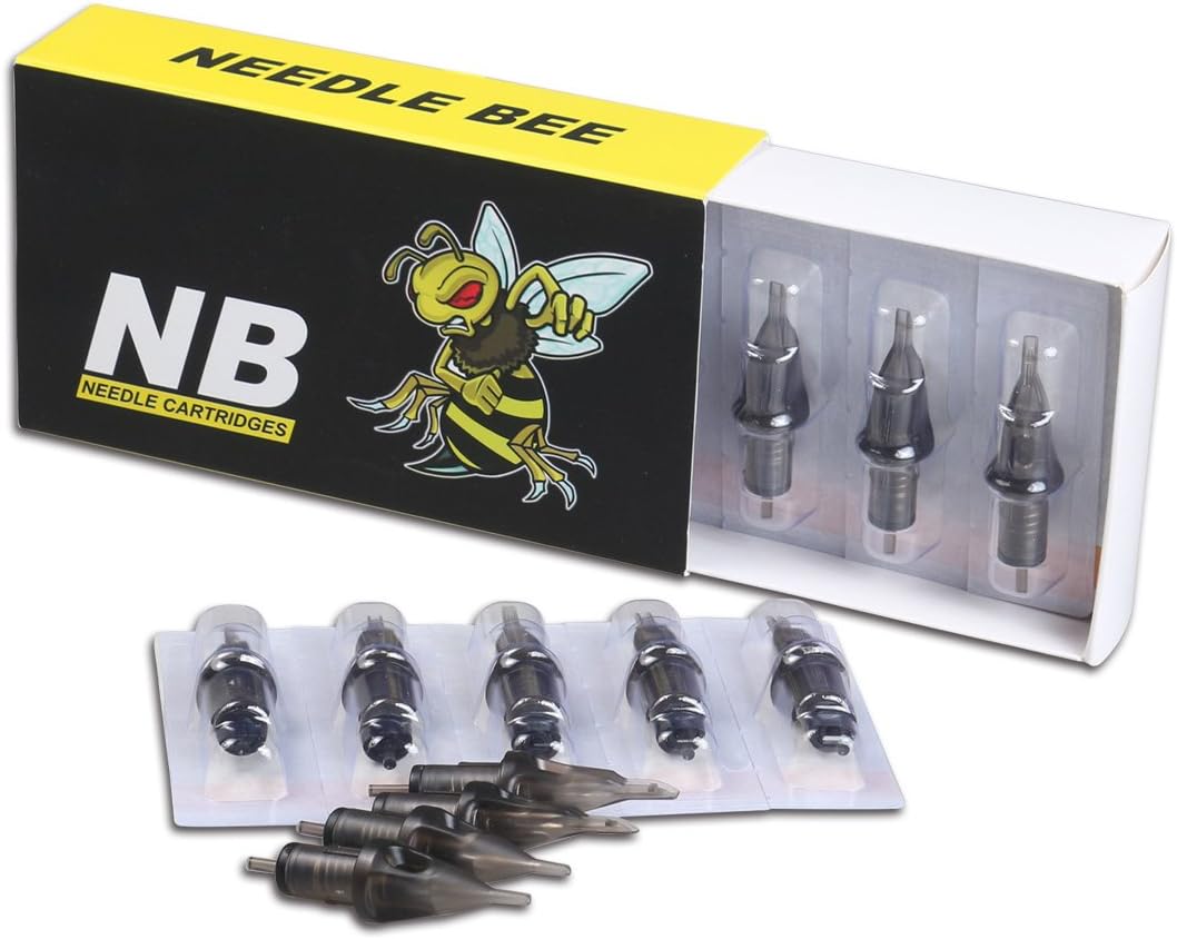 NeedleBee Tattoo Needle Cartridges for Hawk Machine and Pen 20 Pieces of Box (5RL)