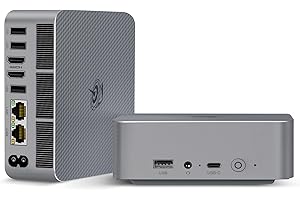Beelink EQI12 Mini PC,Intel 12th Gen Core i3-1220P (10C/12T,up to 4.4GHz),Mini Computer with 16GB DDR4 RAM 500GB M.2 2280 PCle 4.0x4 SSD,4K Dual Screen Display/Dual LAN/WiFi6/BT5.2/USB3.0
