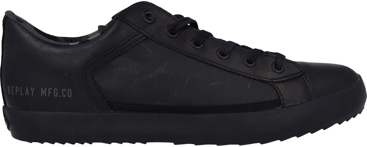 Replay GLEM Mens Sneakers Trainers Black (9 EU43) Amazon.co.uk Shoes & Bags