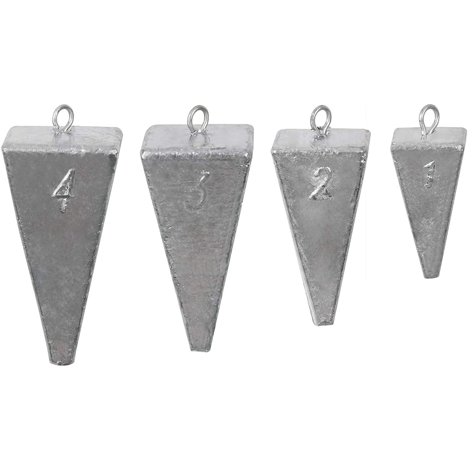Buy JSHANMEI Pyramid Sinker Fishing Weights Kit Bullet Weights Fishing