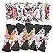 Asenappy Cloth Sanitary Pads Reusable Cloth Menstrual Pads Cloth Pads Wet Bag 5 PCs Medium Random Pattern