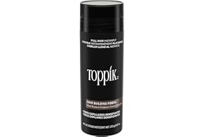 Toppik Hair Building Fibers, Medium Brown, 27.5g | Fill In Fine or Thinning Hair | Instantly Thicker, Fuller Looking Hair | 9 Shades for Men & Women